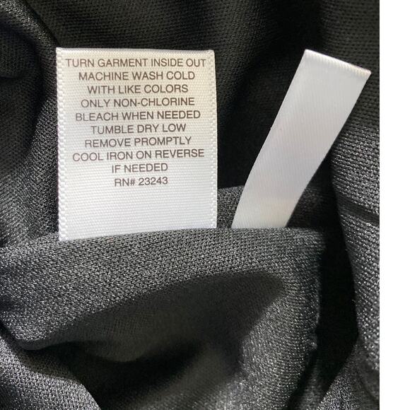 New York &‎ Company Stretch Floral Pencil Skirt Women S Black Gold Career NWT - Picture 8 of 8